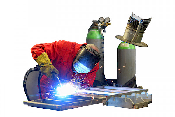 Welding, mechanical processing, painting & surface treatment, forming (bending), pneumatics & media, 3D measuring & assembly.