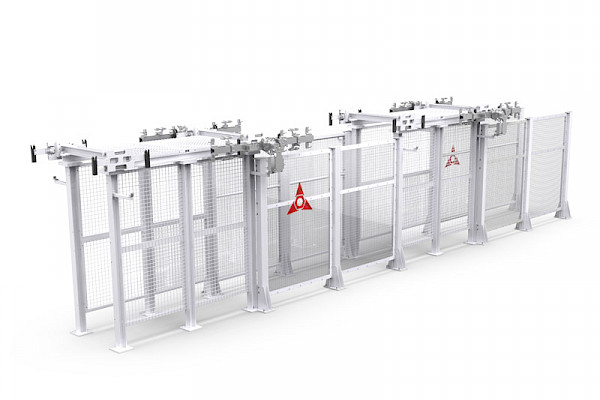 Welding and assembly automation, lifting, (skid) conveying and feeding technology / special systems for the automotive, supply and logistics industry / storage and goods storage and logistics systems / special machine construction / assembly and handling technology / audit and quality test benches / light tunnel / Steel structure